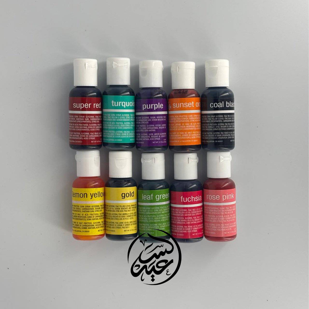 Gel food coloring ألوان الطعام الجل - بهارات و عطارة السعيد