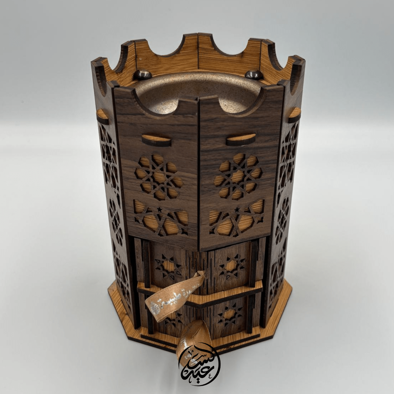 Wooden Incense Burner مبخرة خشبية مزخرفة فاخرة - بهارات و عطارة السعيد