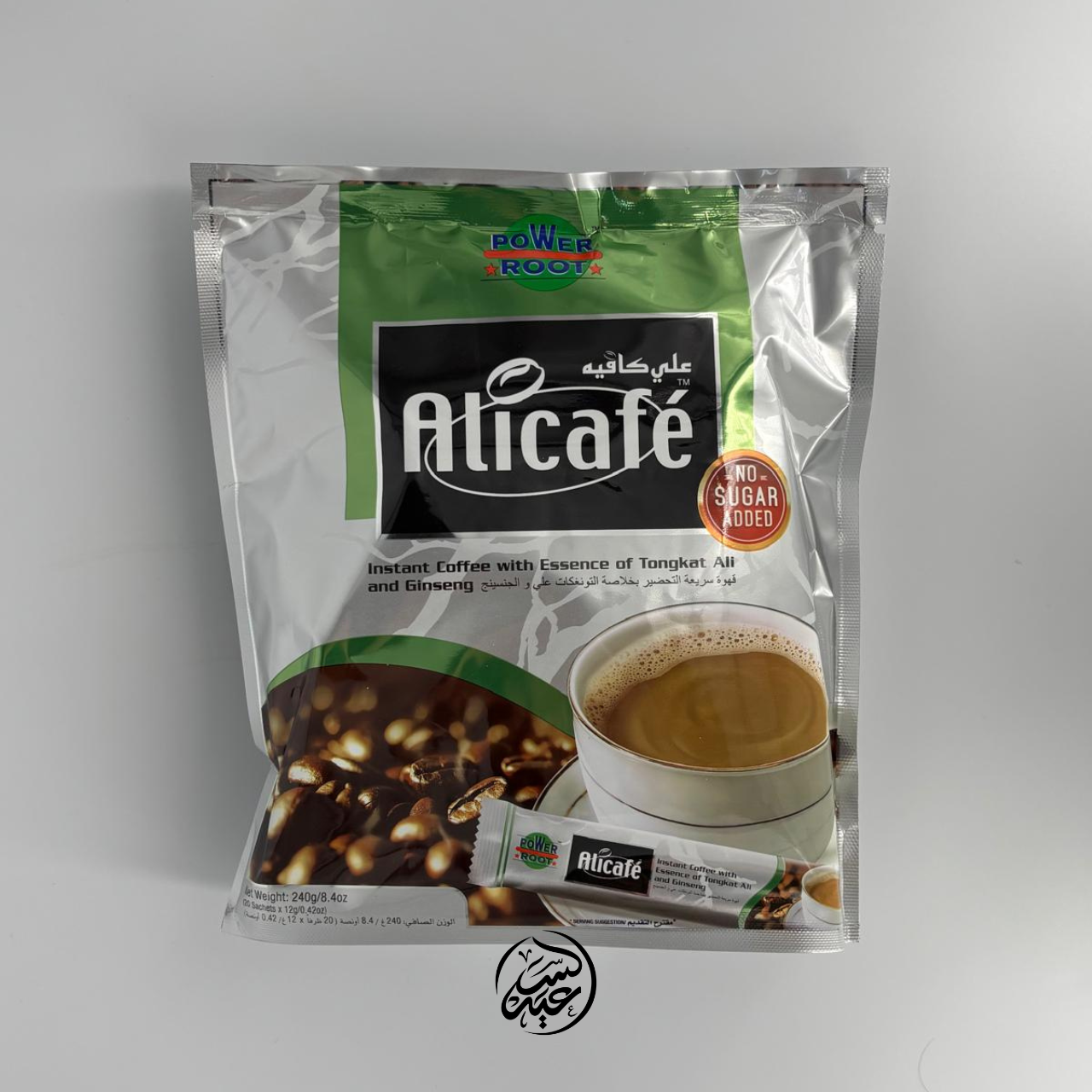 instant coffee with Tongkat Ali & ginseng قهوة سريعة التحضير بالجينسينغ و التونكات علي - بهارات و عطارة السعيد