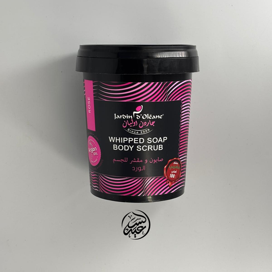 Whipped Soap Body Scrub Rose صابون ومقشر للجسم بالورد