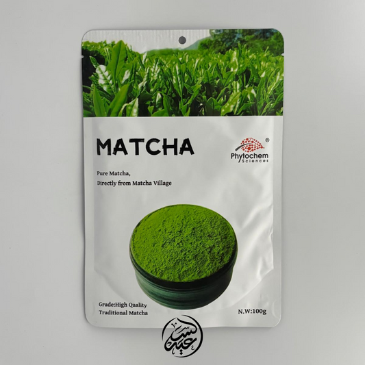 Green Matcha Powder 100g  بودرة الماتشا الخضراء