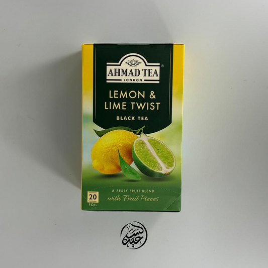 Ahmad Tea Lemon & Lime Twist شاي أحمد ليمون ولايم تويست - بهارات و عطارة السعيد