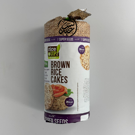 7 super seeds brown rice cakes كيكة الأرز بال7 حبوب