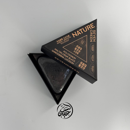 Black Herbal Hair Soap الصابونة الصينية السوداء للشعر