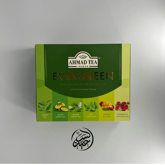 Ahmad Tea EverGreen package بكج الشاي الأخضر احمد تي - بهارات و عطارة السعيد