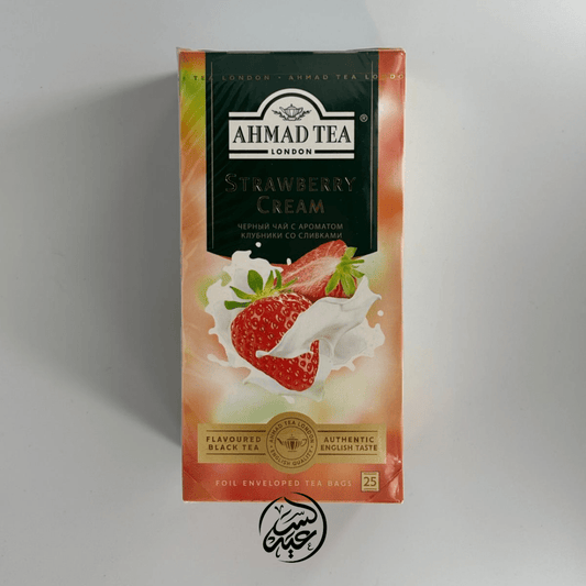 Ahmad Tea Strawberry Cream شاي أحمد فراولة بالكريمة - بهارات و عطارة السعيد