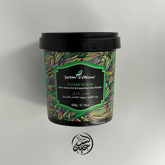 Aloe Vera & Essential Herbal Oils Sugar Scrub مقشر السكر بزيت الألوفيرا وزيوت الأعشاب الأساسية - بهارات و عطارة السعيد