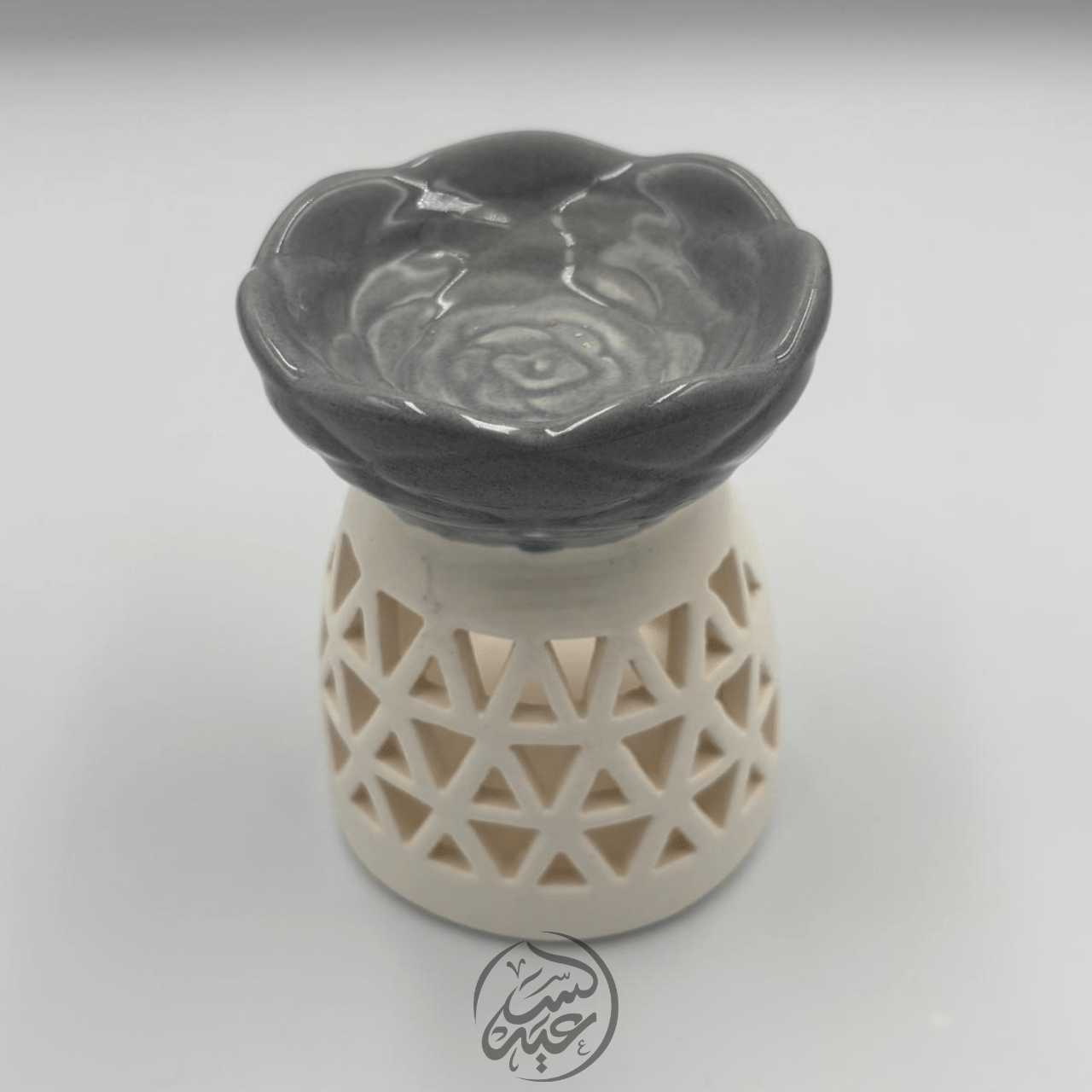 Candle incense burner (مبخرة الشمعة (وردة - بهارات و عطارة السعيد