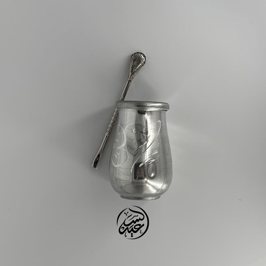 Colored Mate Cup كاسة متة ملونة مع مصاصة - بهارات و عطارة السعيد