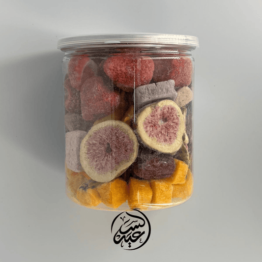 Freeze - dried mixed Fruits فواكة مجففة مقرمشة - بهارات و عطارة السعيد