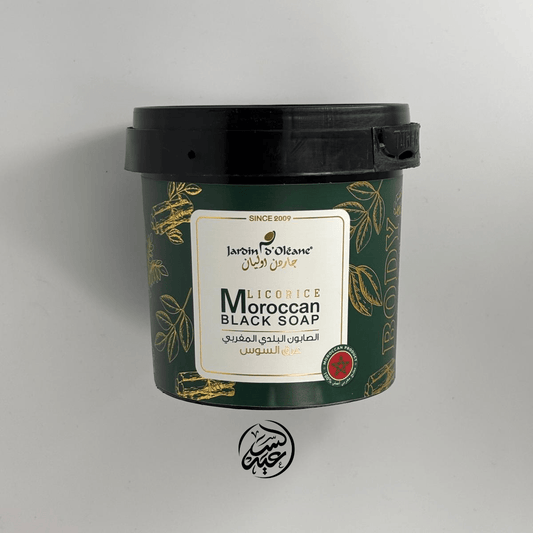 Licorice Moroccan Black Soap الصابون البلدي المغربي بعرق السوس - بهارات و عطارة السعيد