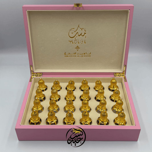 musk set 24 pieces بكج مسك فاخر 24 قطعة - بهارات و عطارة السعيد