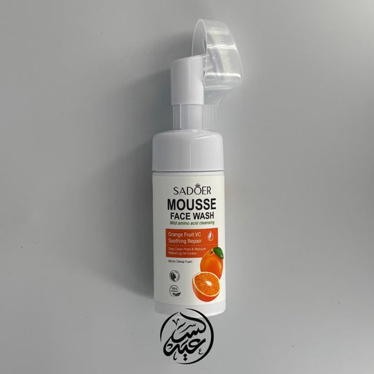 Orange Face Mousse منظف الوجه بالبرتقال مع فرشاة - بهارات و عطارة السعيد