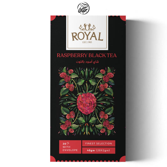 Raspberry black tea شاي أسود بالتوت البري - بهارات و عطارة السعيد