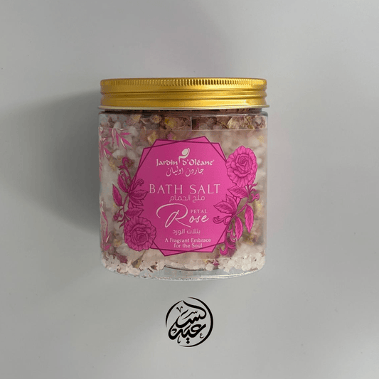 Rose Petal Bath Salts أملاح الاستحمام ببتلات الورد - بهارات و عطارة السعيد